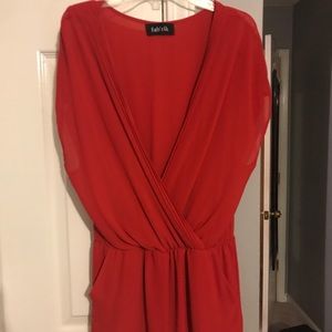 Fabrik red romper